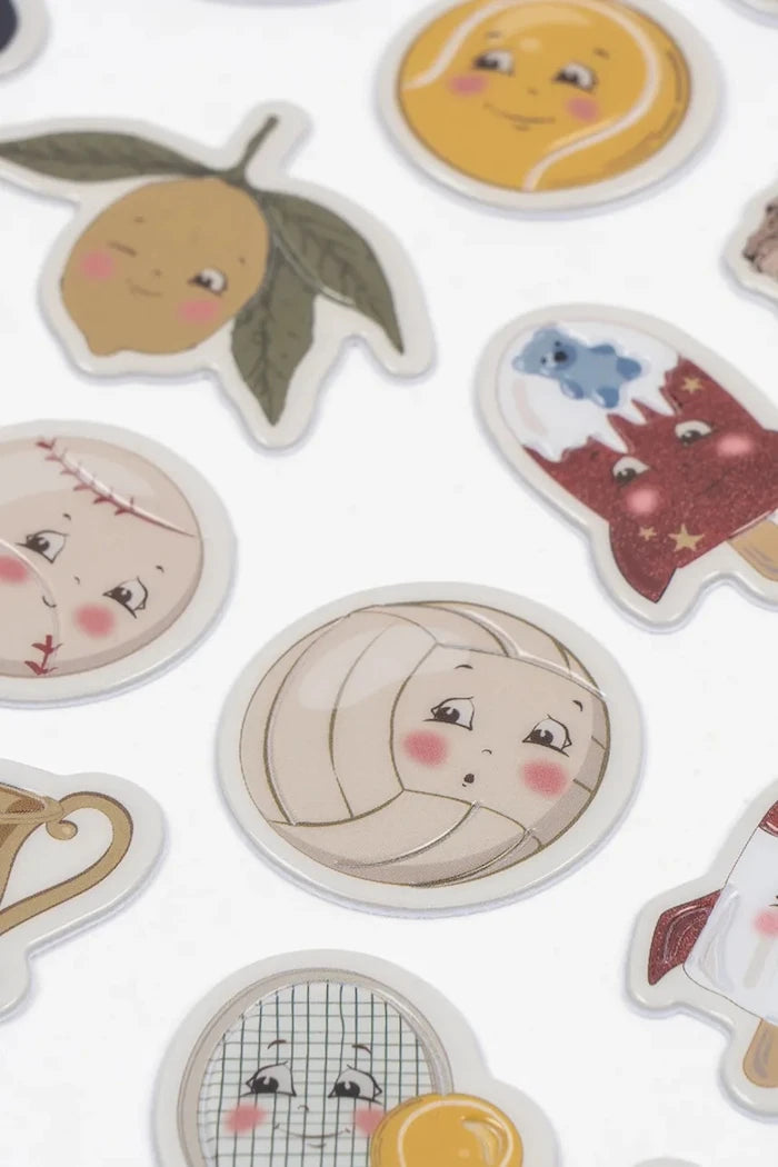 Konges Sløjd Стикери за деца PUFFY STICKERS