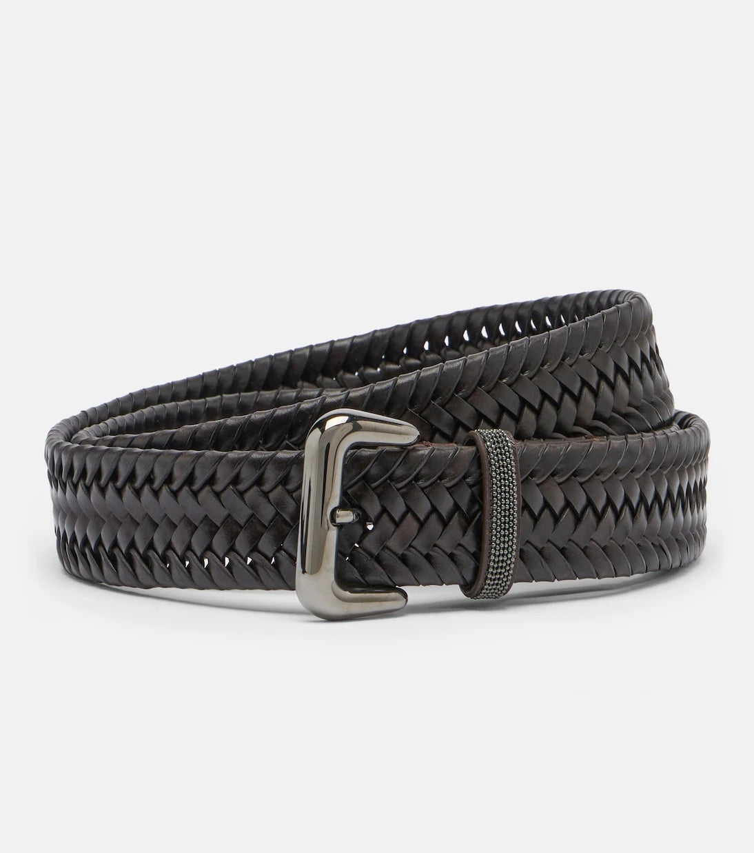Brunello Cucinelli - Monili braided leather belt