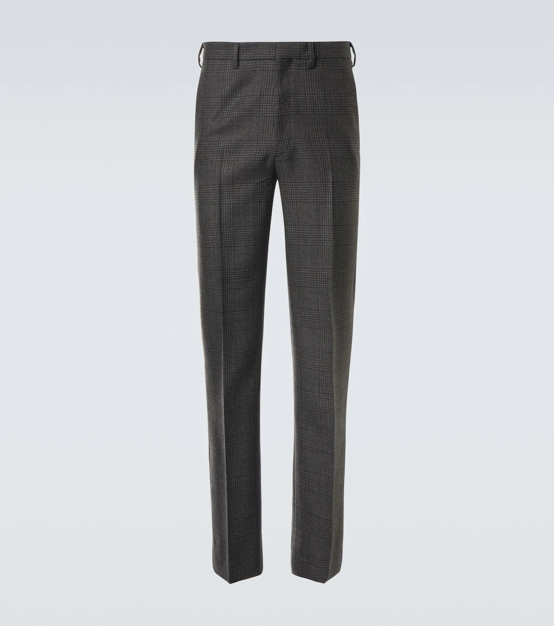 Prada - Prince of Wales cropped virgin wool pants