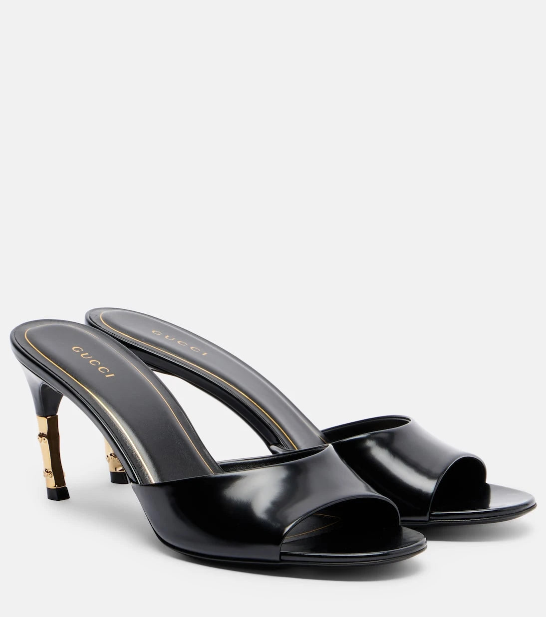 Gucci - Castello leather mules