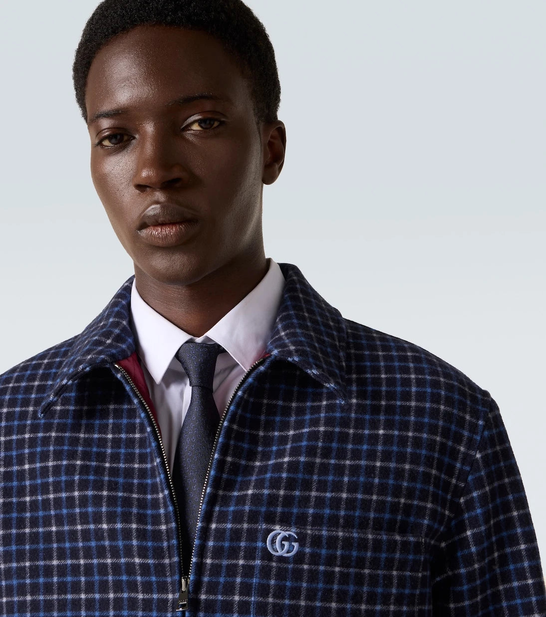 Gucci - Horsebit silk jacquard tie
