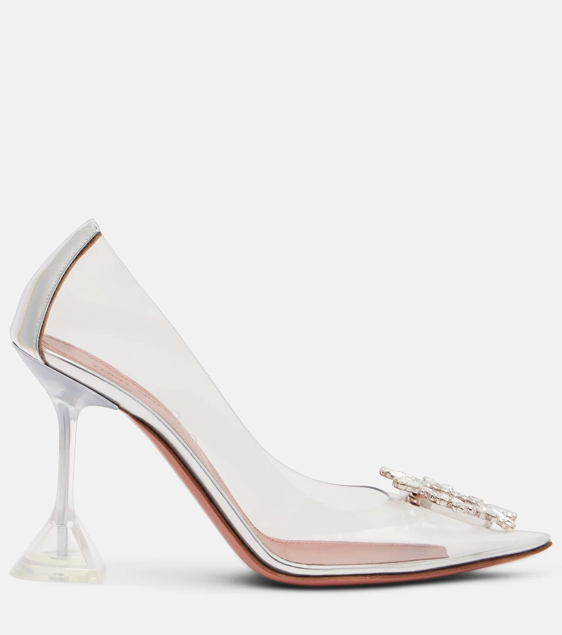 Amina Muaddi - Begum embellished PVC pumps