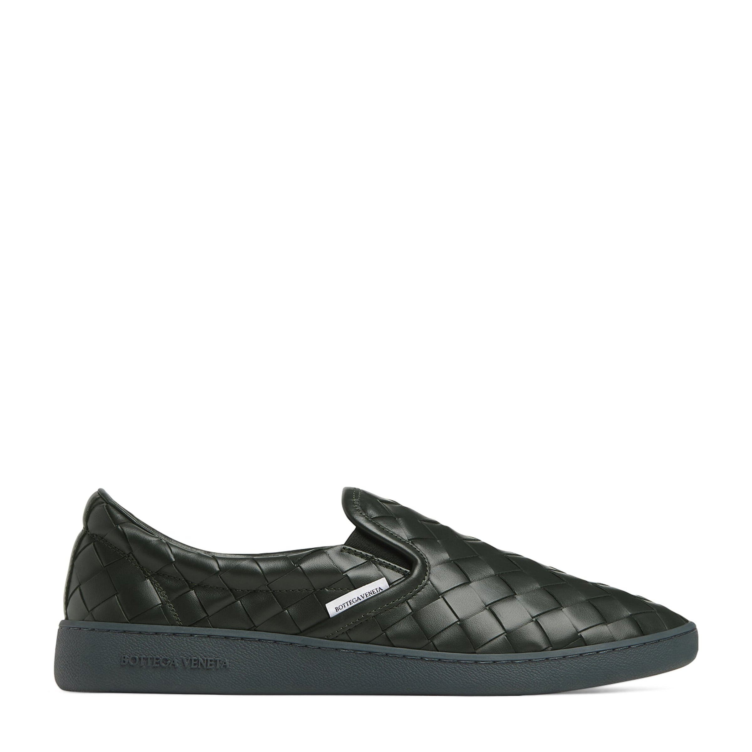 Leather Intrecciato Loafers