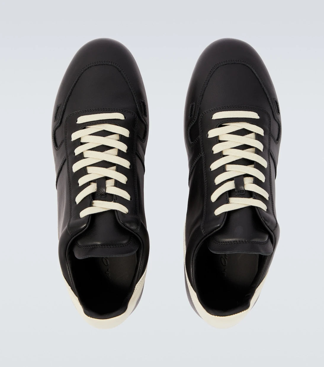 Rick Owens - Minimal leather sneakers