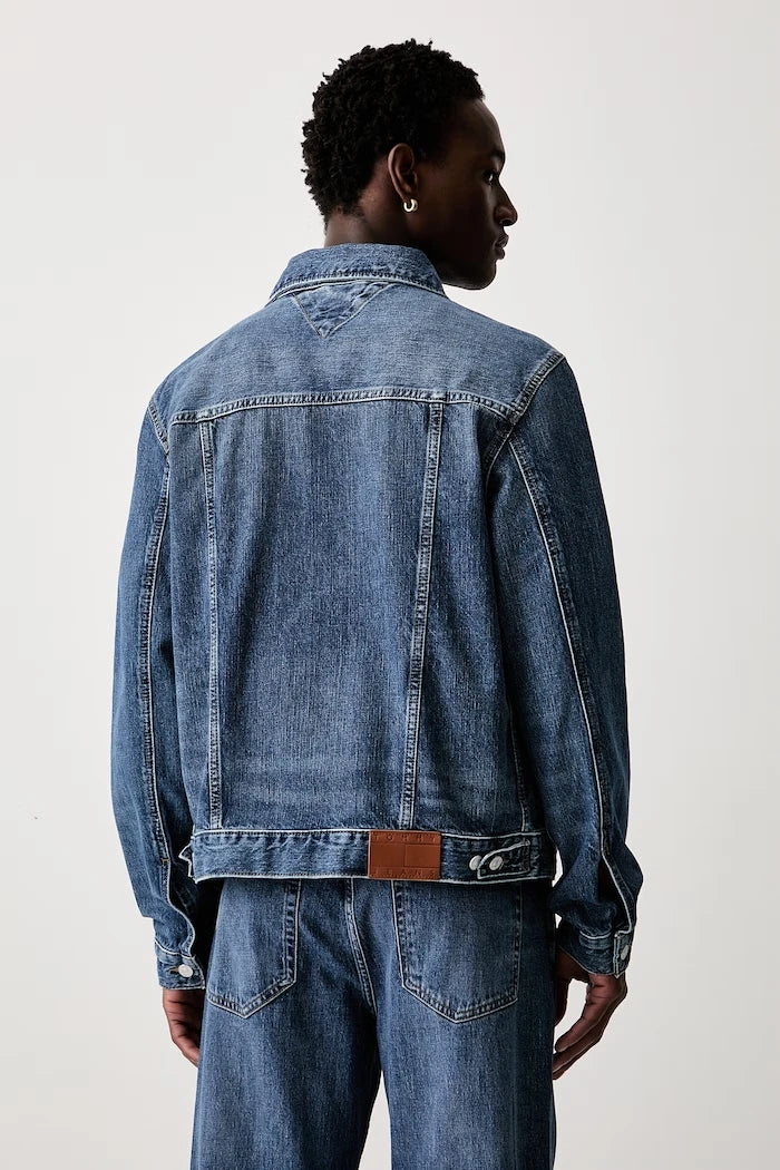 Tommy Jeans erkek denim geçiş ceketi