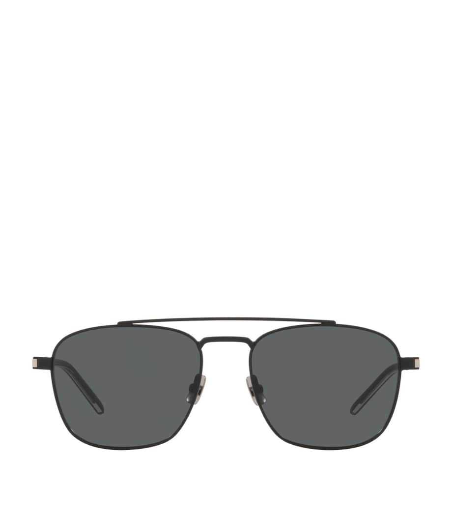 Saint Laurent Black Acetate SL 665 Sunglasses