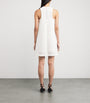 Max Mara White Mesh Jersey Mini Dress