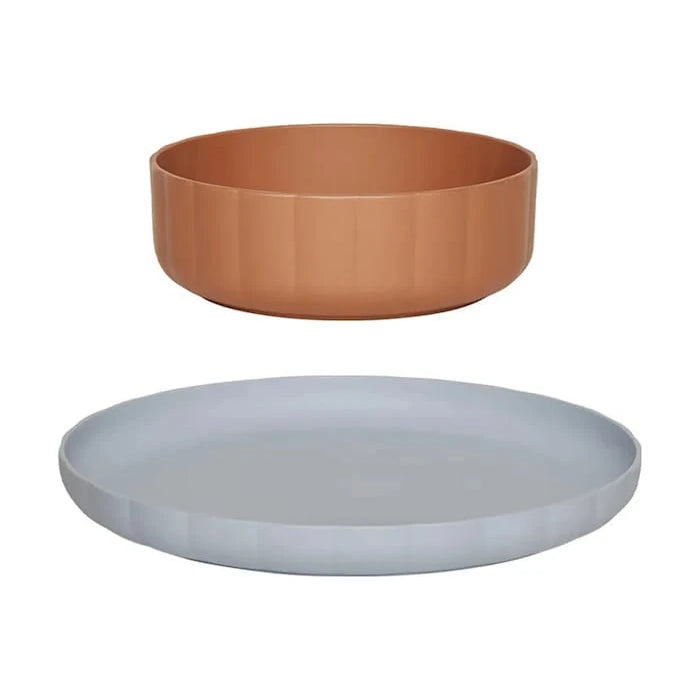 Детска чиния и купичка OYOY Pullo 14 / 20 cm