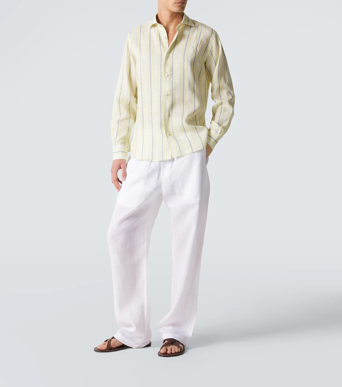 Fedeli - Striped linen shirt
