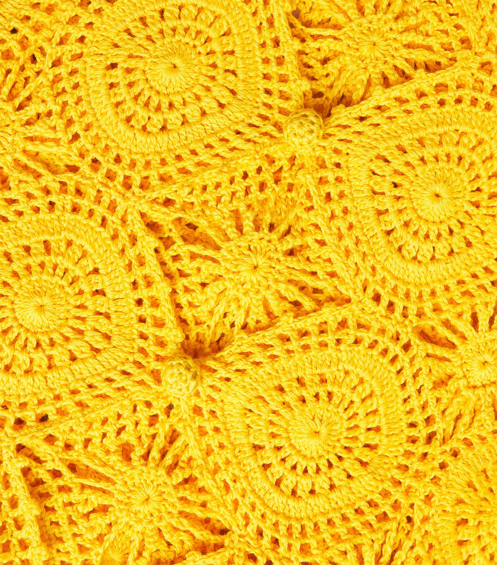 Yellow Knitted Alpamayo Maxi Dress