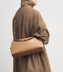 Large Leather T-Lock Top-Handle Bag 033 CAMEL