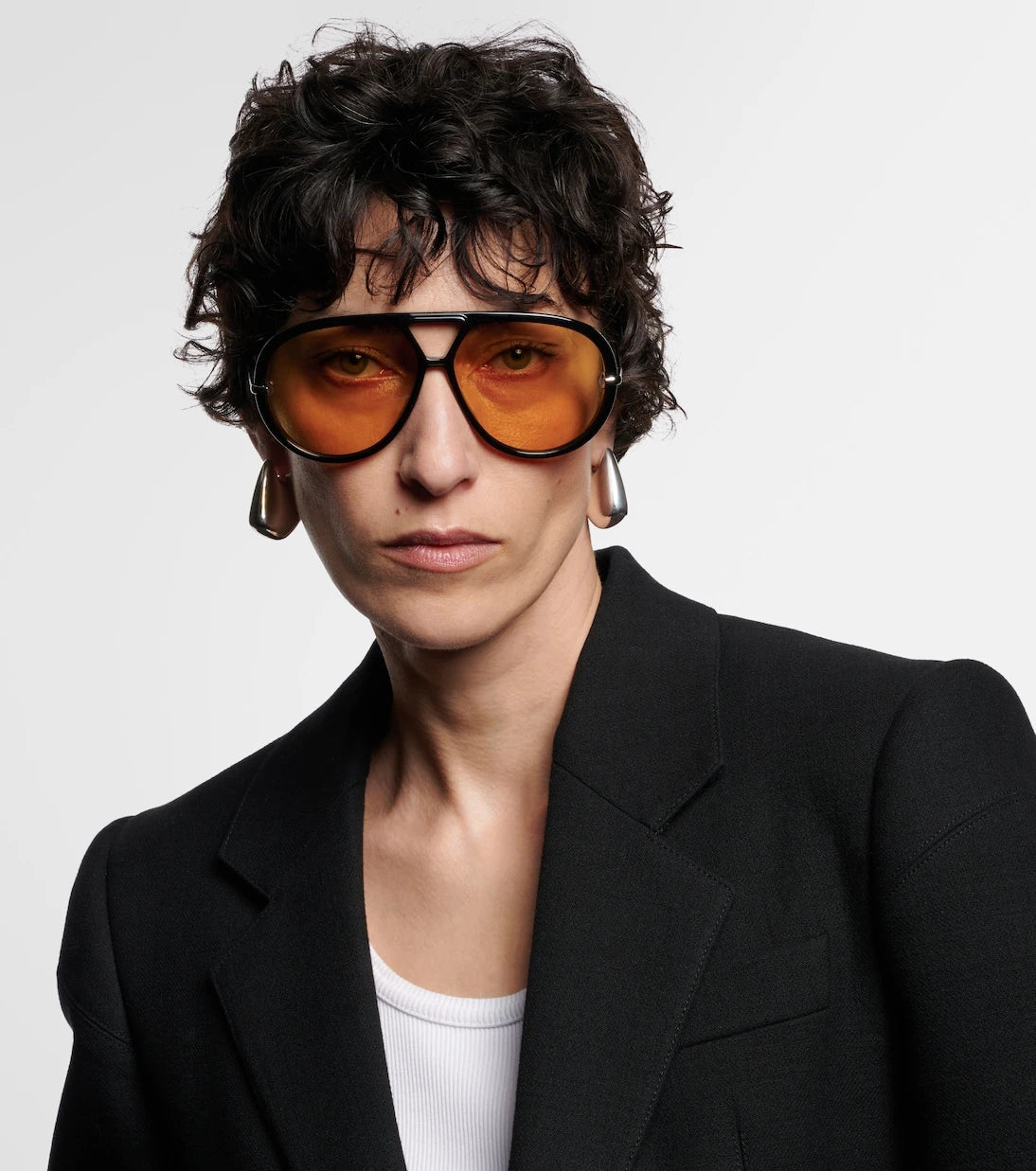 Bottega Veneta - نظارة أفياتور شمسية كلاسيكية