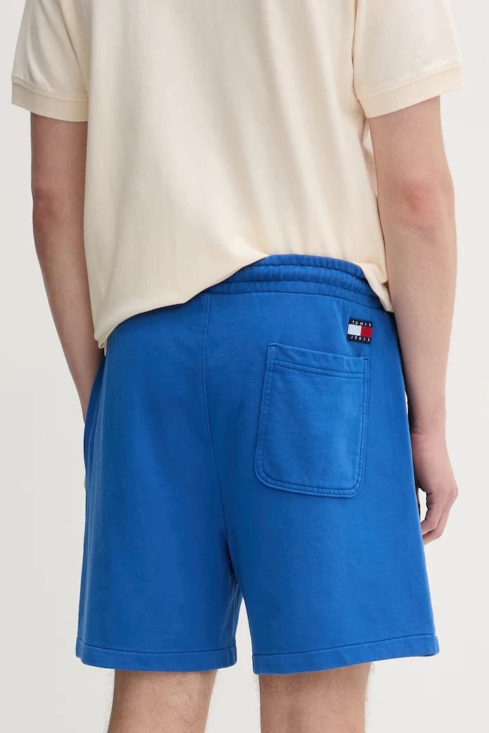 Tommy Jeans Erkek Pamuklu Kısa Eşofman Şortu