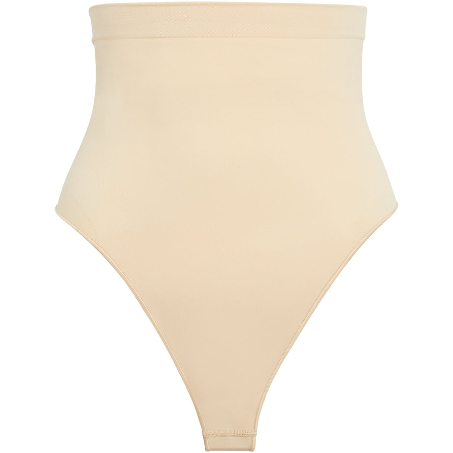 Skims Beige Seamless Sculpt High-Waist Thong