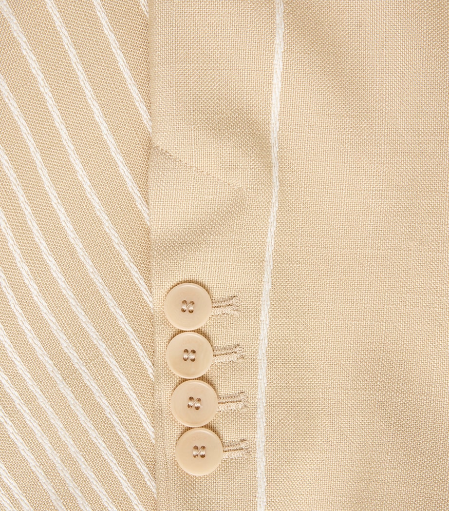 Multi Embroidered Stripe Berlier Blazer