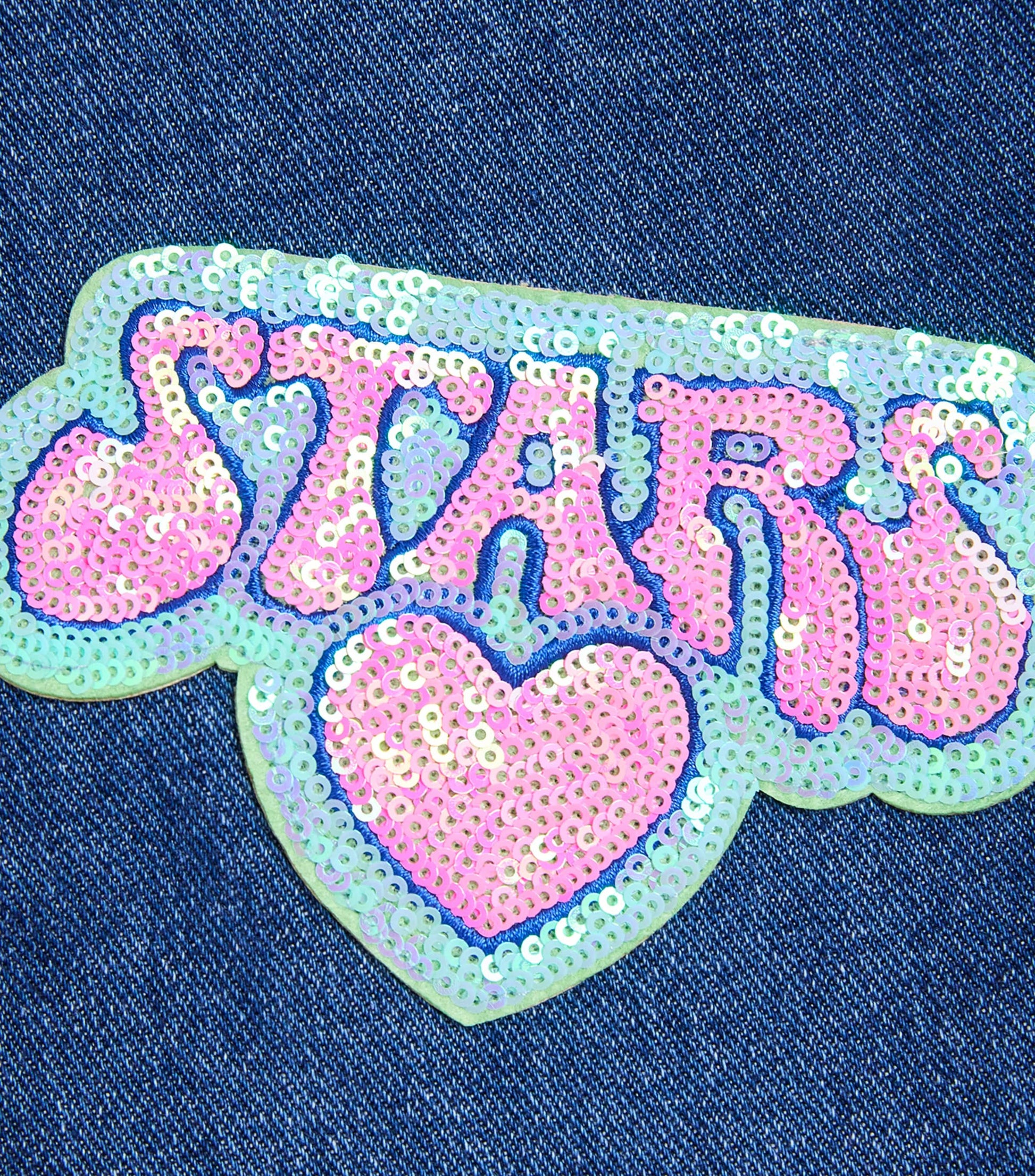 Sequin-Applique Jeans (2-6 Years)