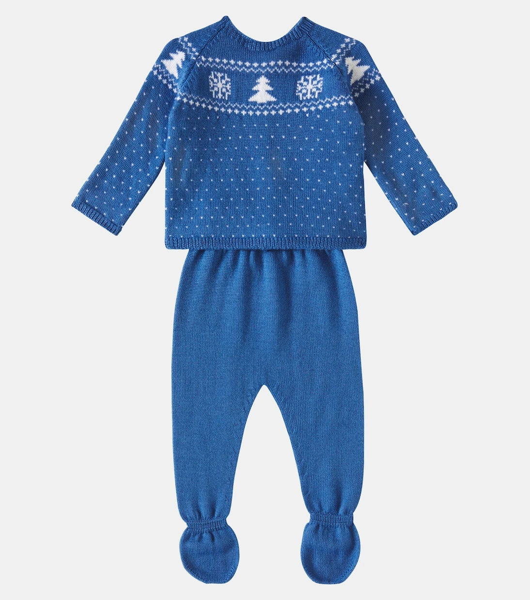 La Coqueta - Baby Vincente wool sweater and pants set