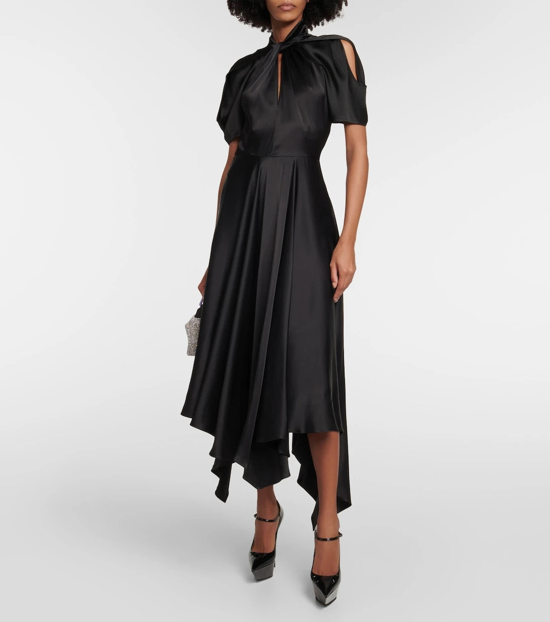 Amina Muaddi - Yigit patent leather platform pumps