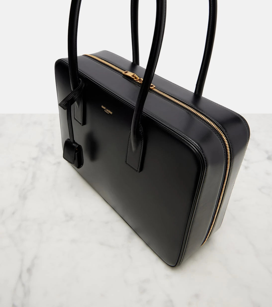 Saint Laurent - Sac De Jour leather tote bag