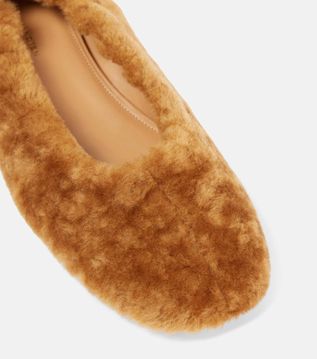 Dries Van Noten - Shearling ballet flats