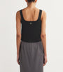 Black Knitted Tank Top