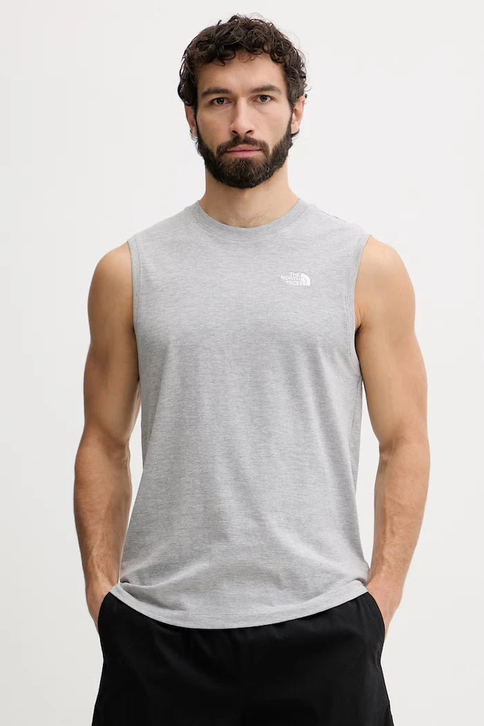 The North Face топ мъжки с памук Essential Simple Dome
