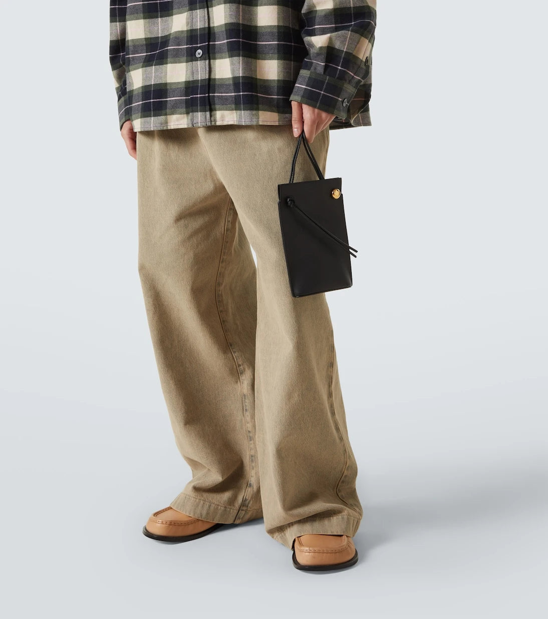 Loewe - Pebble Dice Pocket leather shoulder bag