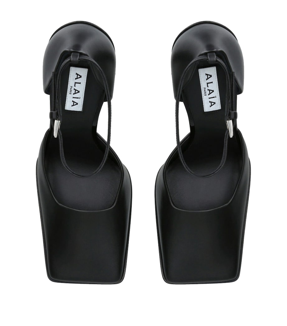 Alaïa Black Leather D’Orsay Pumps 90