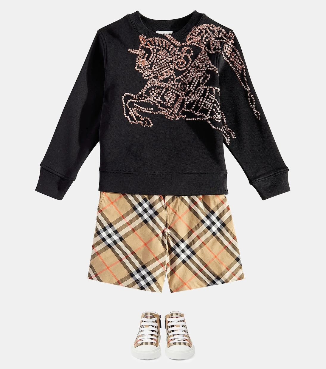 Burberry Kids - Burberry Check cotton shorts
