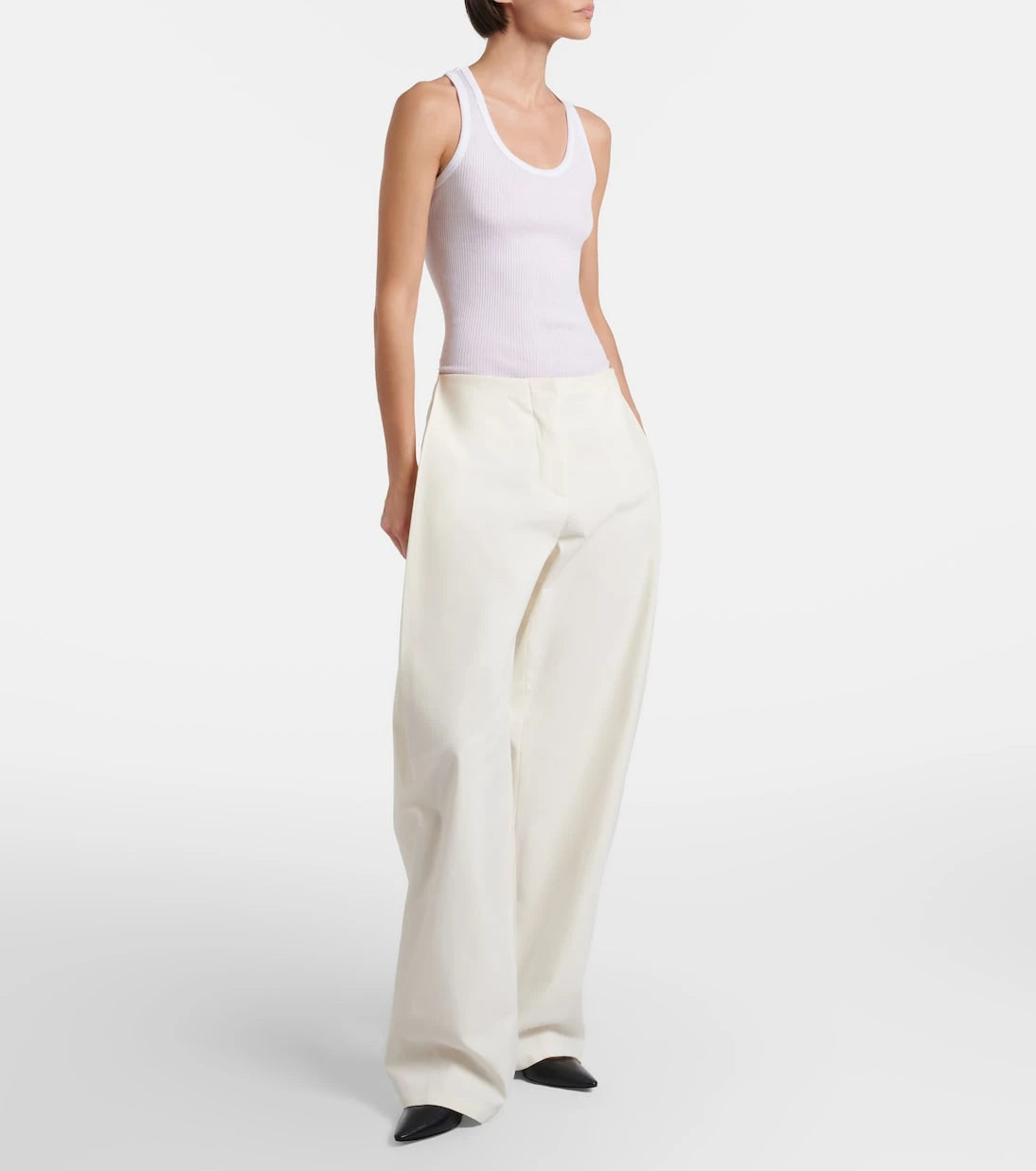 The Row - Cendrea ribbed-knit cotton tank top