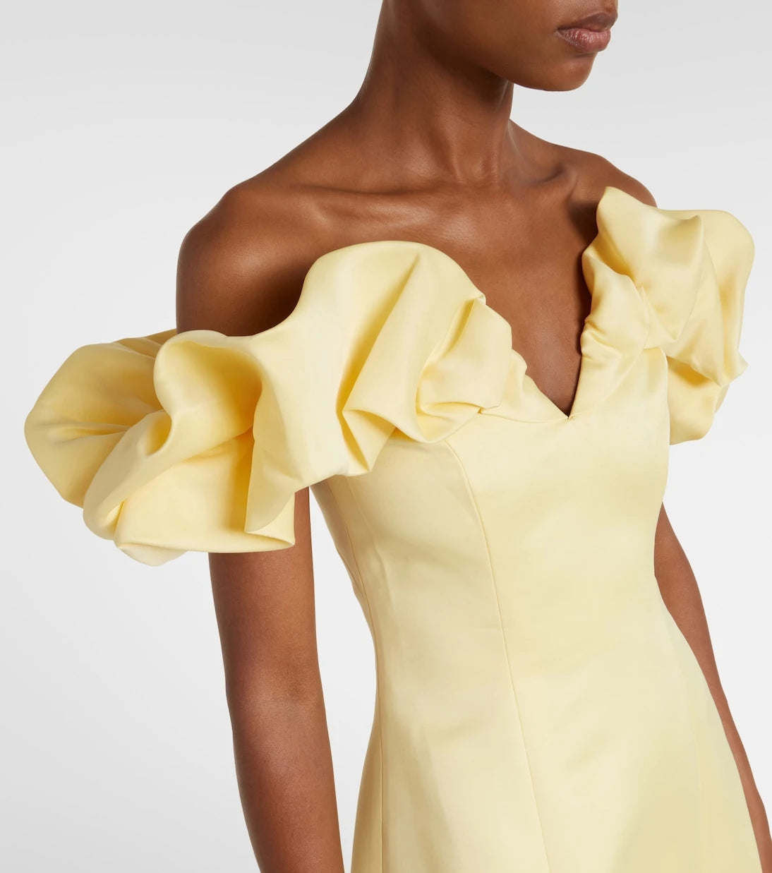 Leo Lin - Annie ruffled off-shoulder midi dress