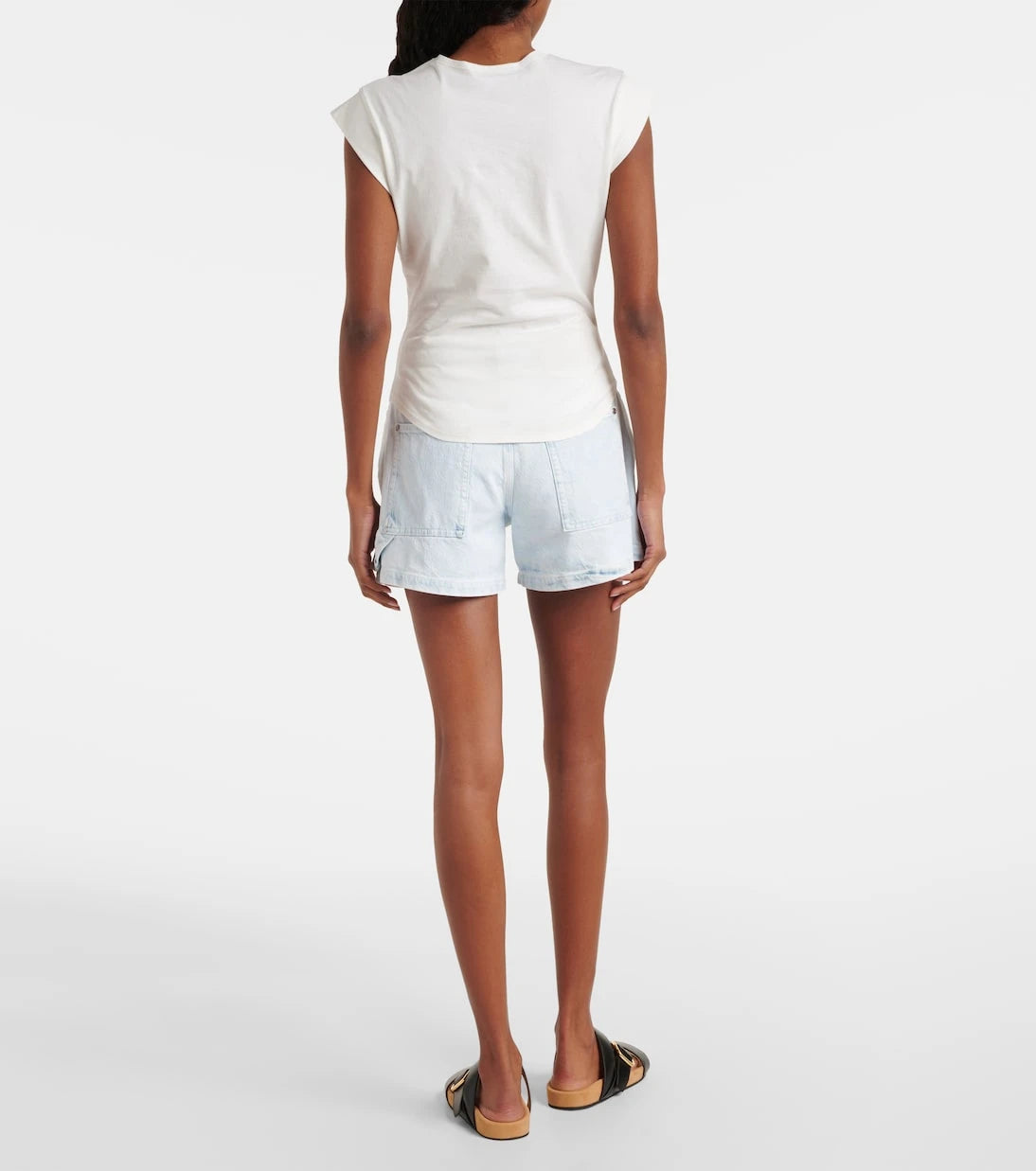 Stella McCartney - تي شيرت من جيرسيه القطن المطبوع