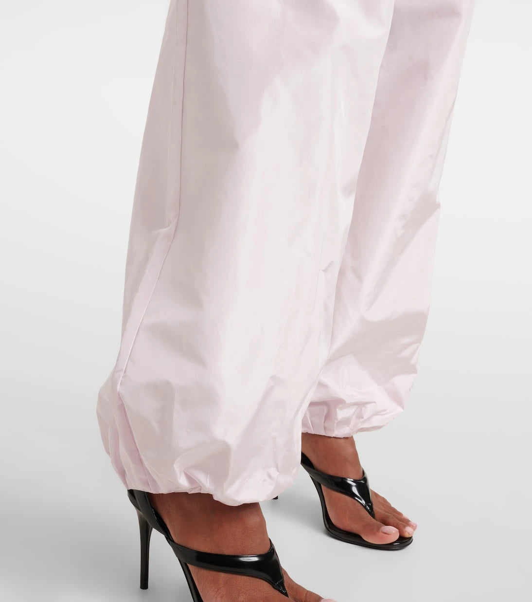 Alaïa - Balloon silk wide-leg pants