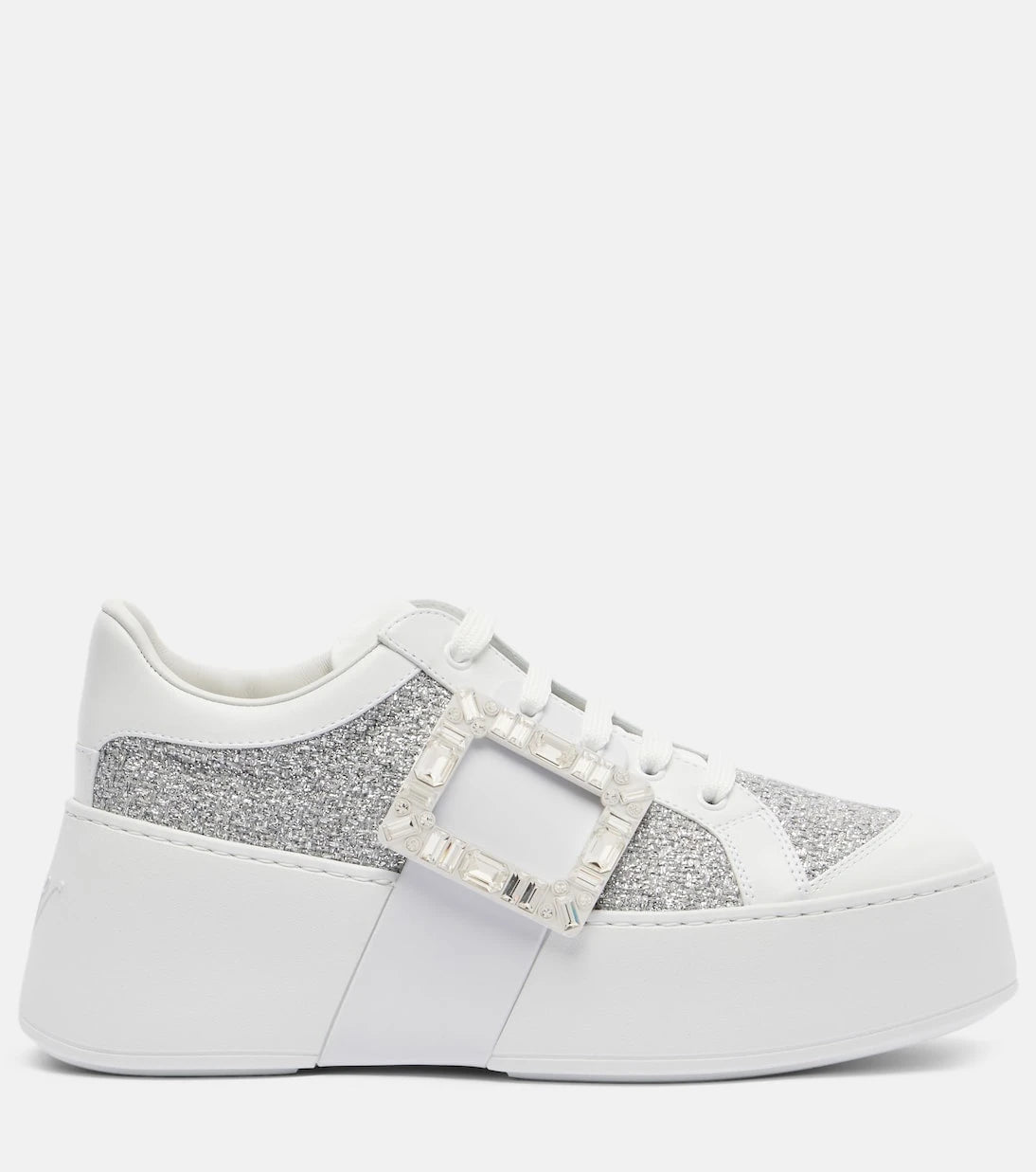 Roger Vivier - Viv' Skate embellished sneakers