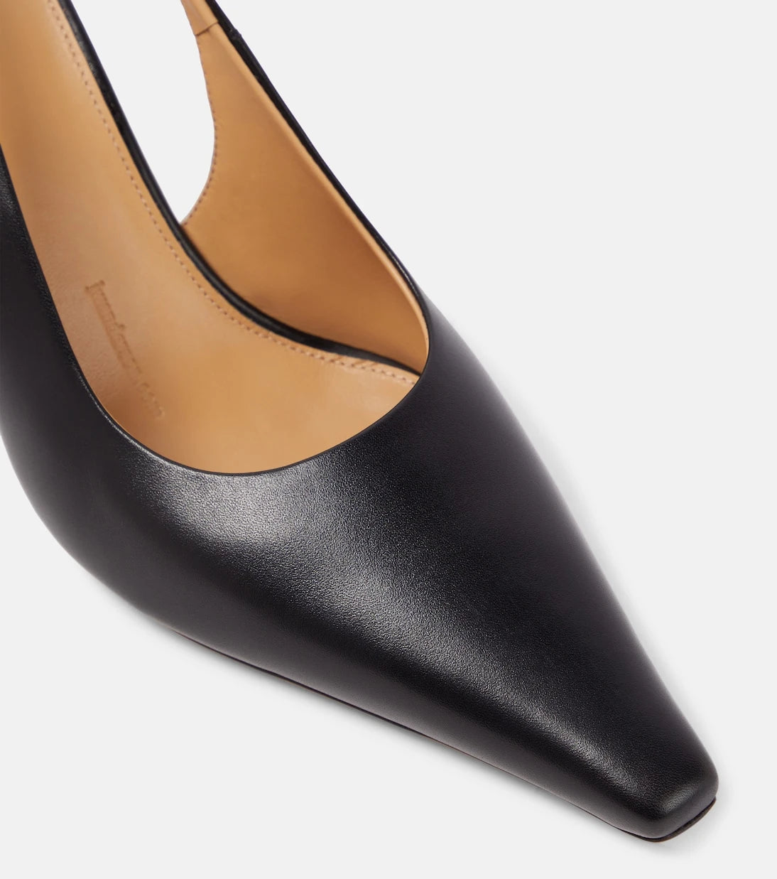 JW Anderson - Chain Heel leather slingback pumps