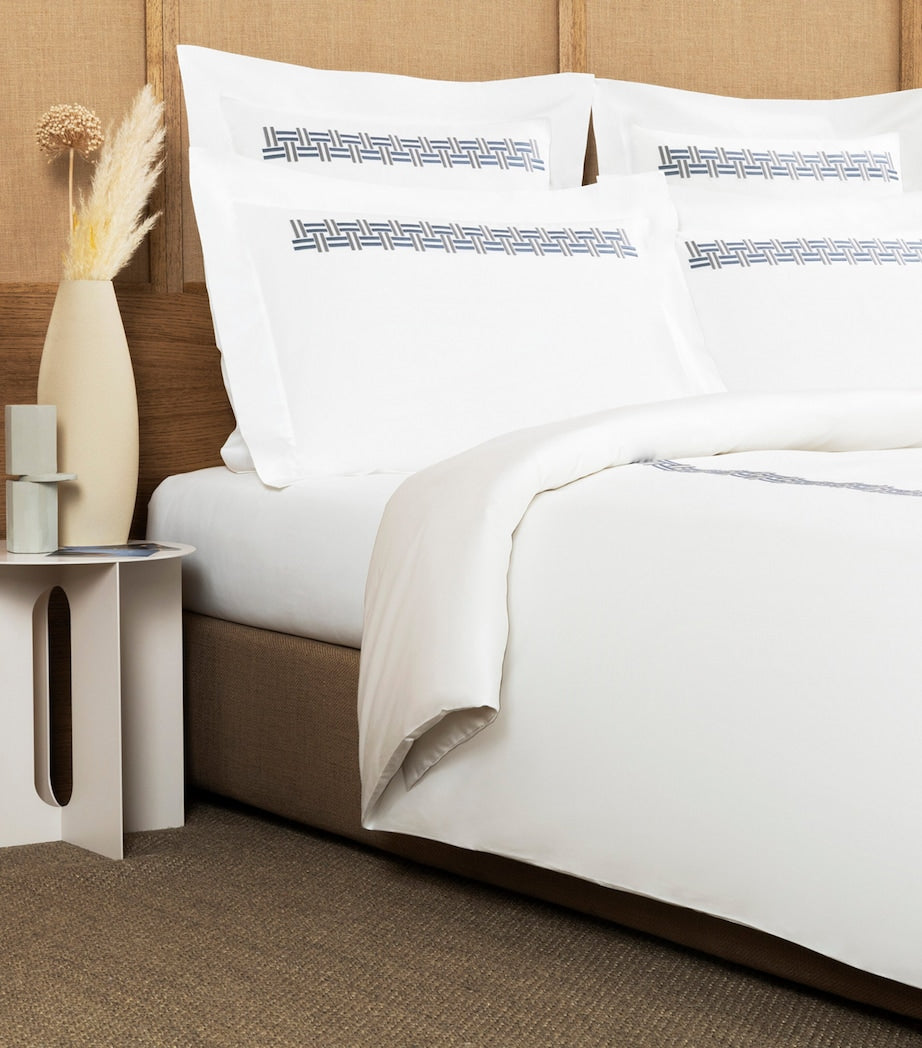 Basket Weave Queen Duvet Cover (240cm x 220cm)