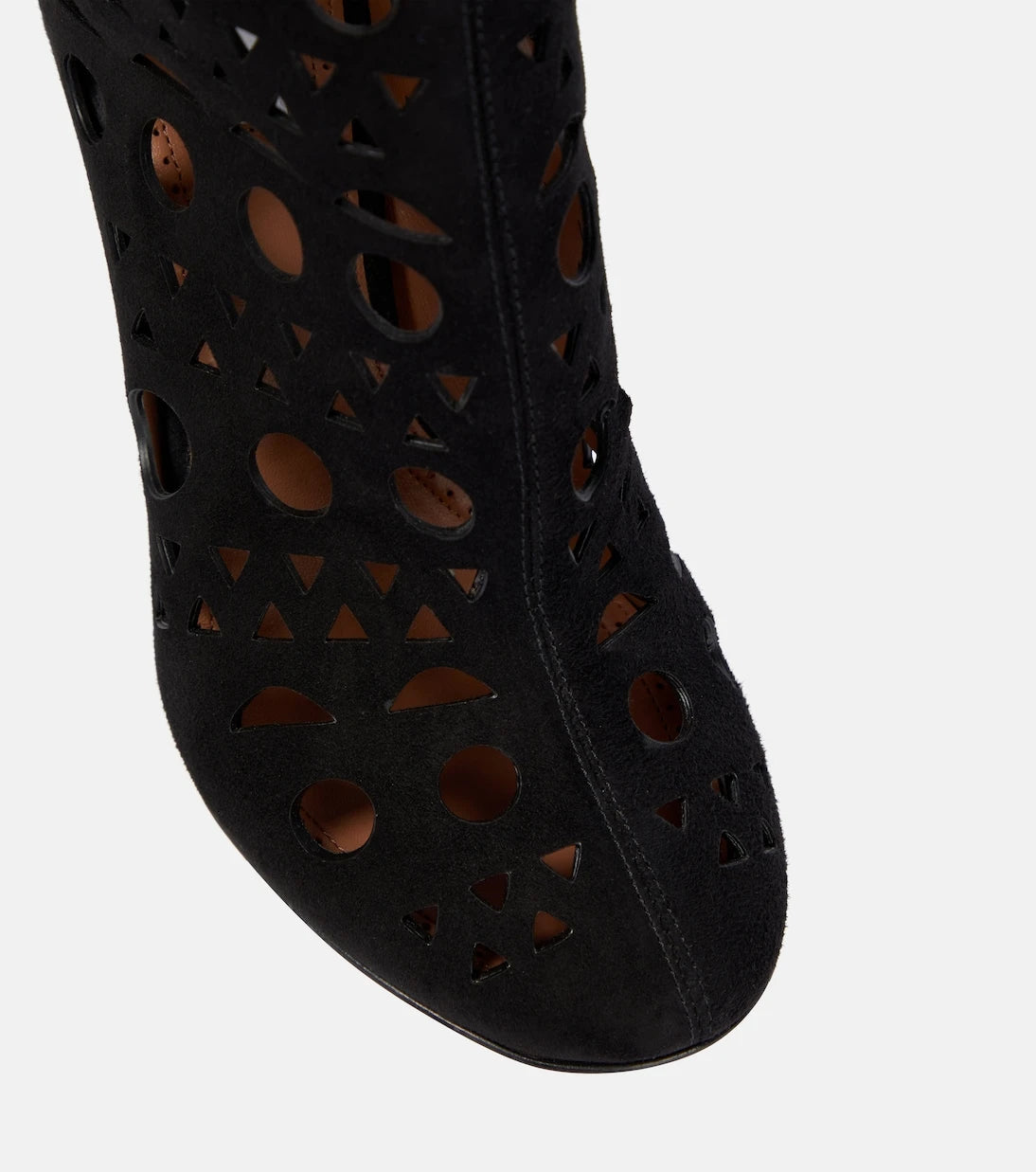 Alaïa - Vienne süet dolgu topuk bot