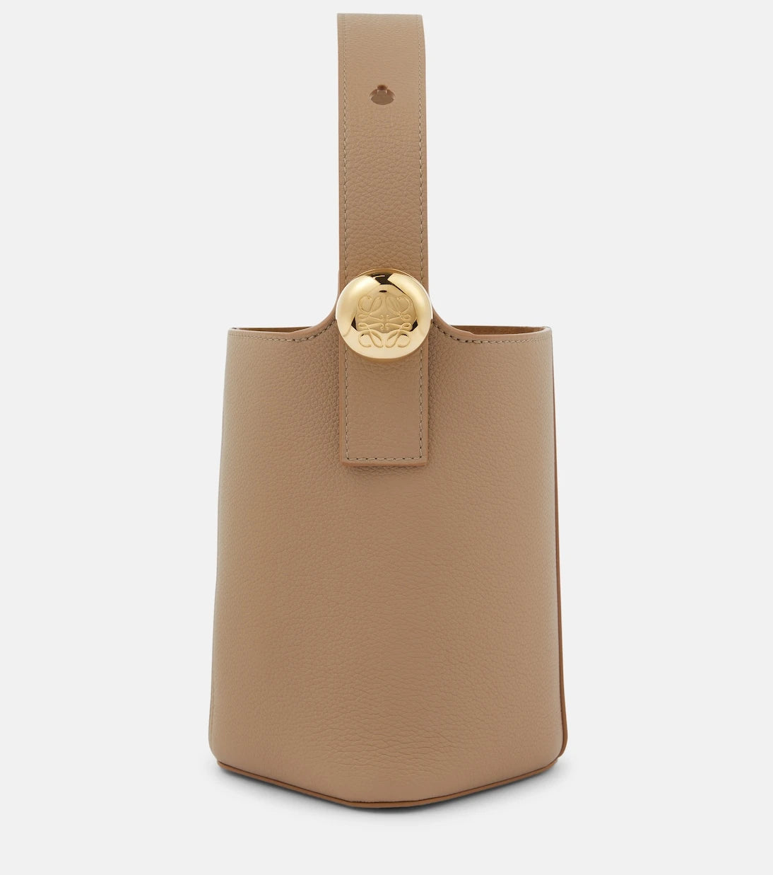 Loewe - Pebble Mini leather bucket bag