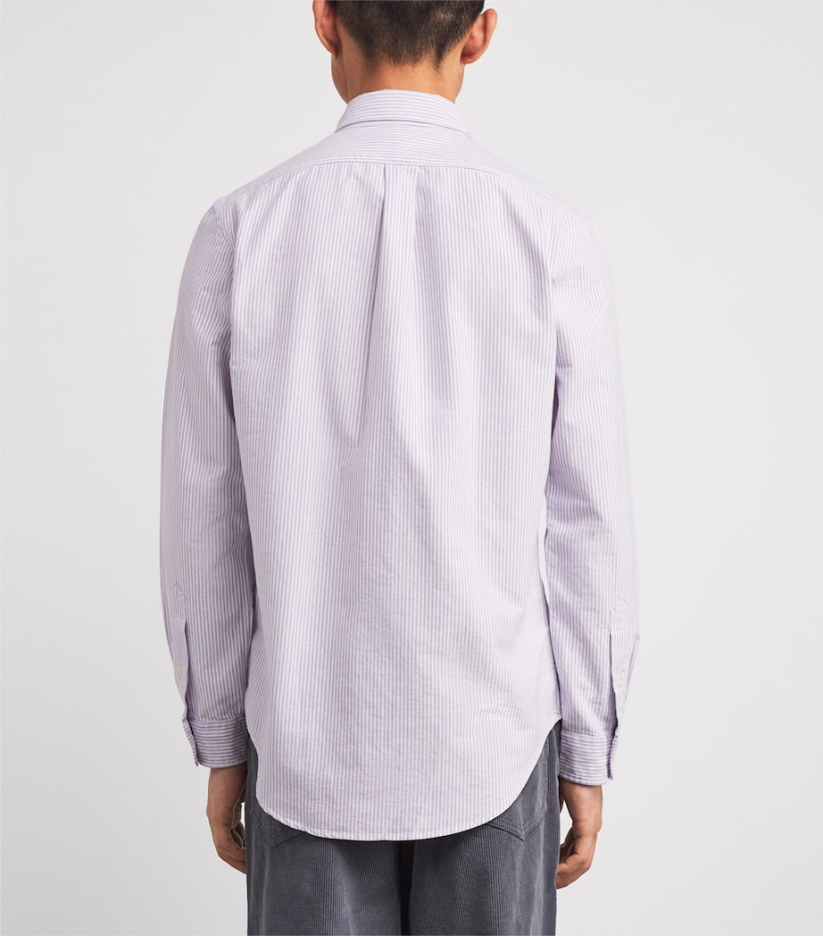 Cotton Striped Oxford Shirt