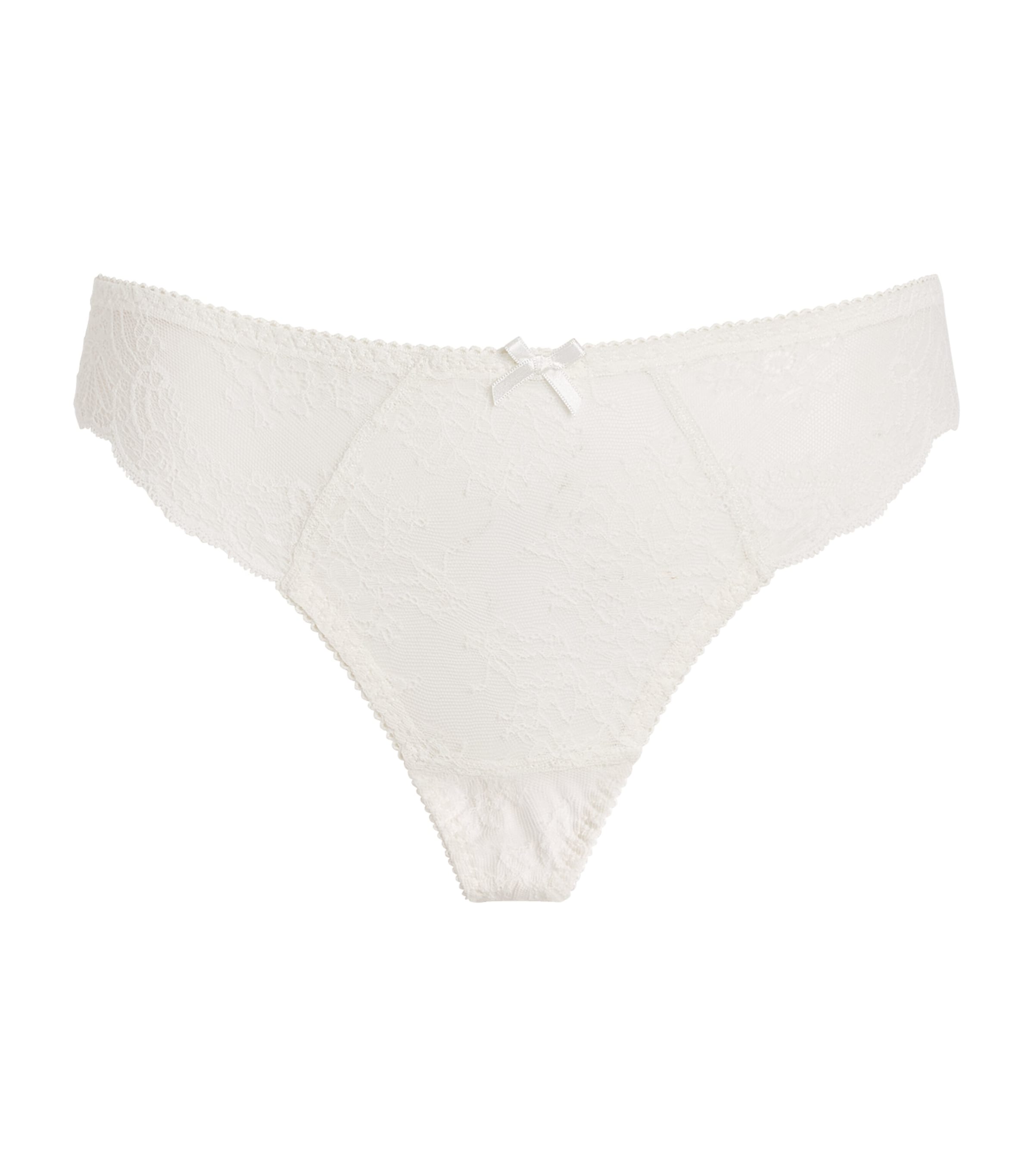 Ivory Lace Dans Des Sens Tanga