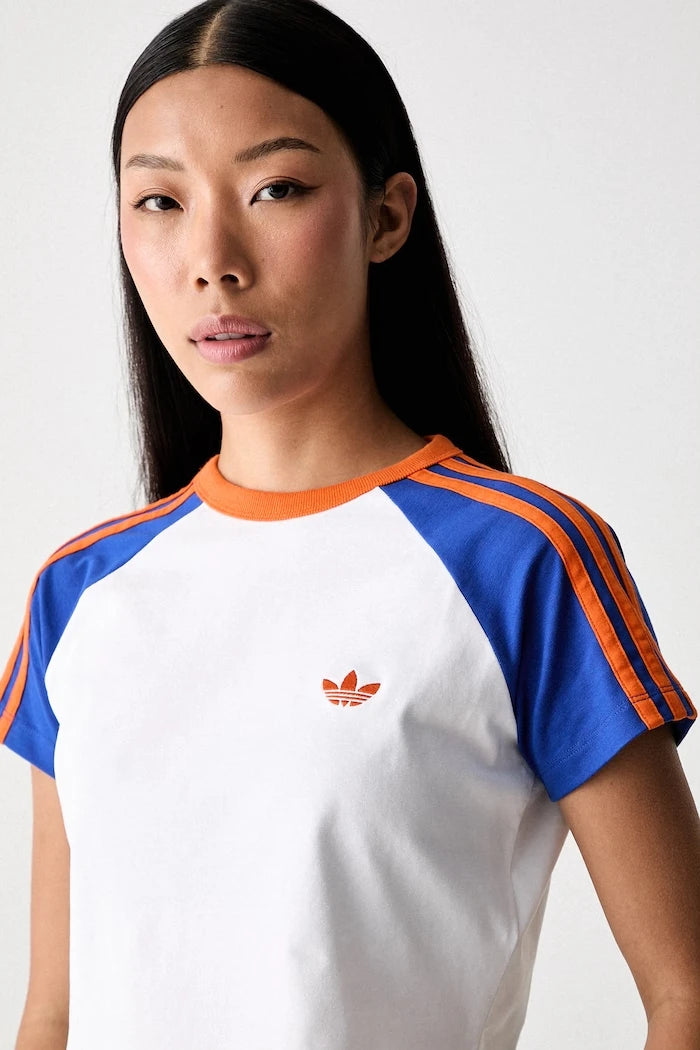 adidas Originals kadın pamuklu kısa üst