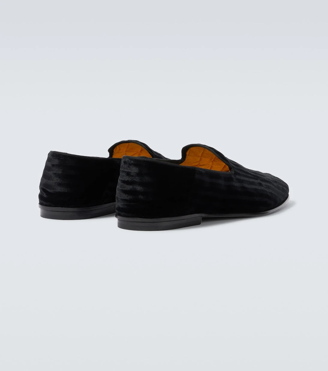 Tom Ford - Steven striped velvet loafers