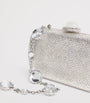 Judith Leiber Silver Embellished Soap Dish Clutch Bag