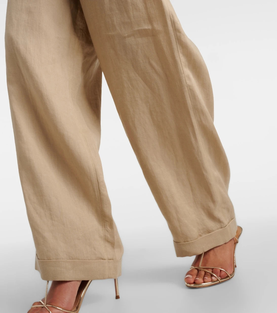 Tory Burch - Linen wide-leg pants