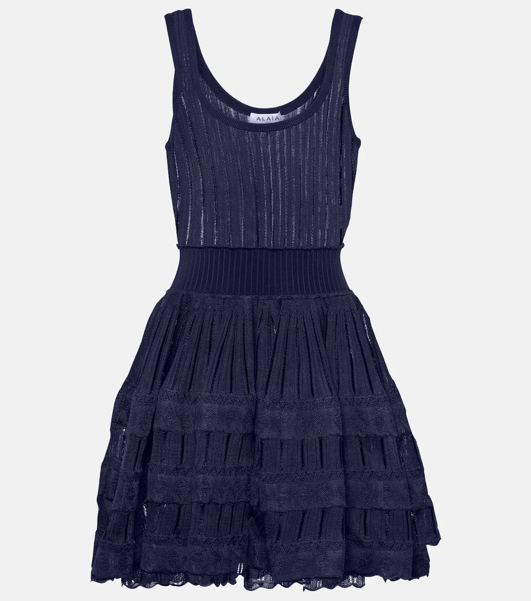 Alaïa - Ribbed-knit minidress