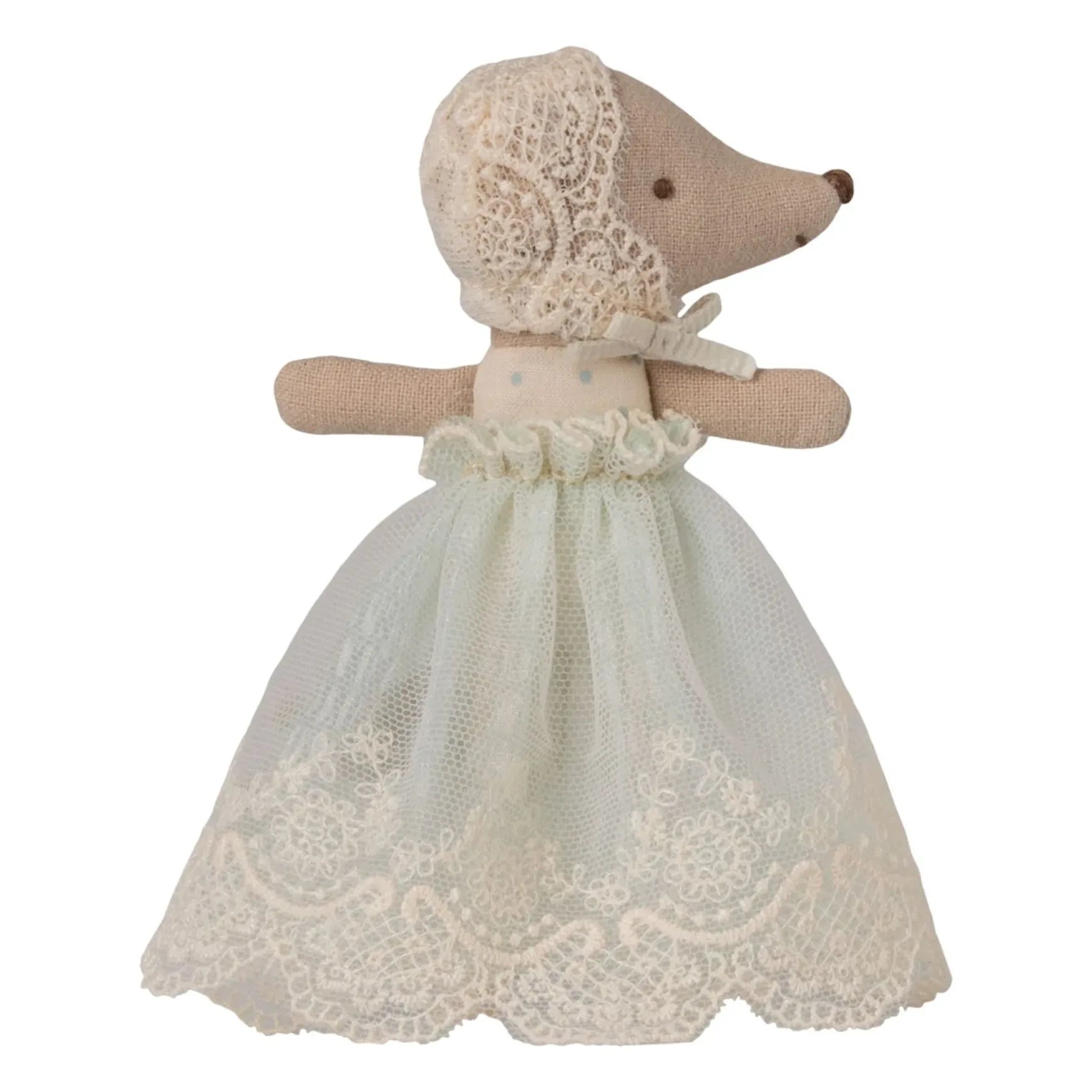 Maileg - Baby mouse in dress | Mint Green