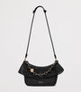 LOEWE Black x Paula's Ibiza Medium Raffia Ola Shoulder Bag