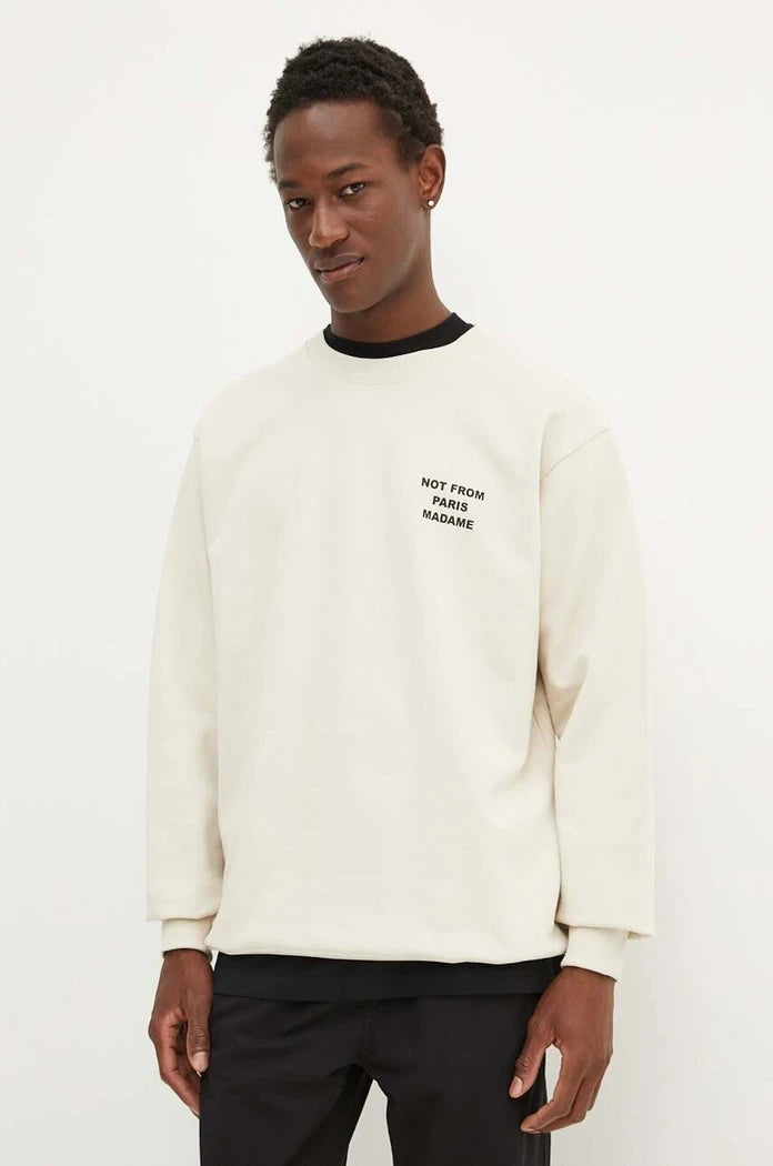 Pamuklu sweatshirt Drôle de Monsieur