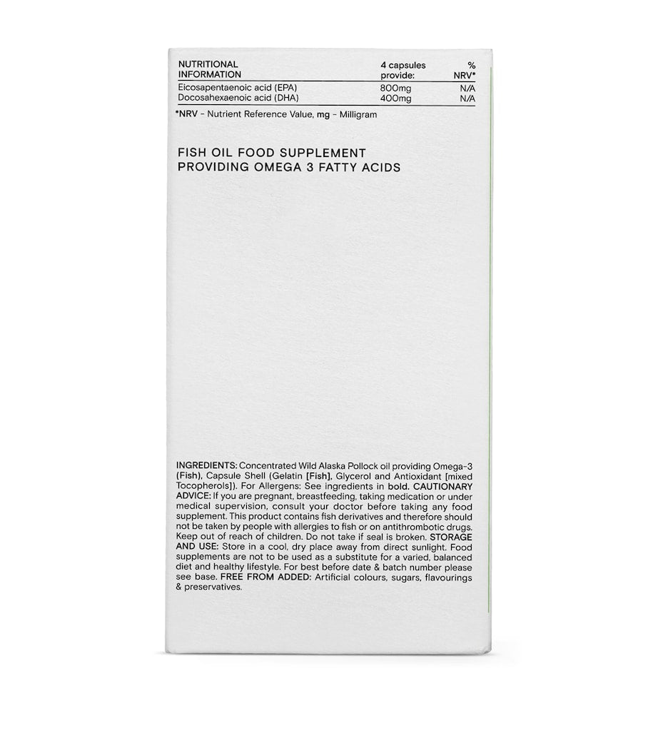 Wild Nutrition Food-Grown Pure Strength Omega 3 (120 Capsules)