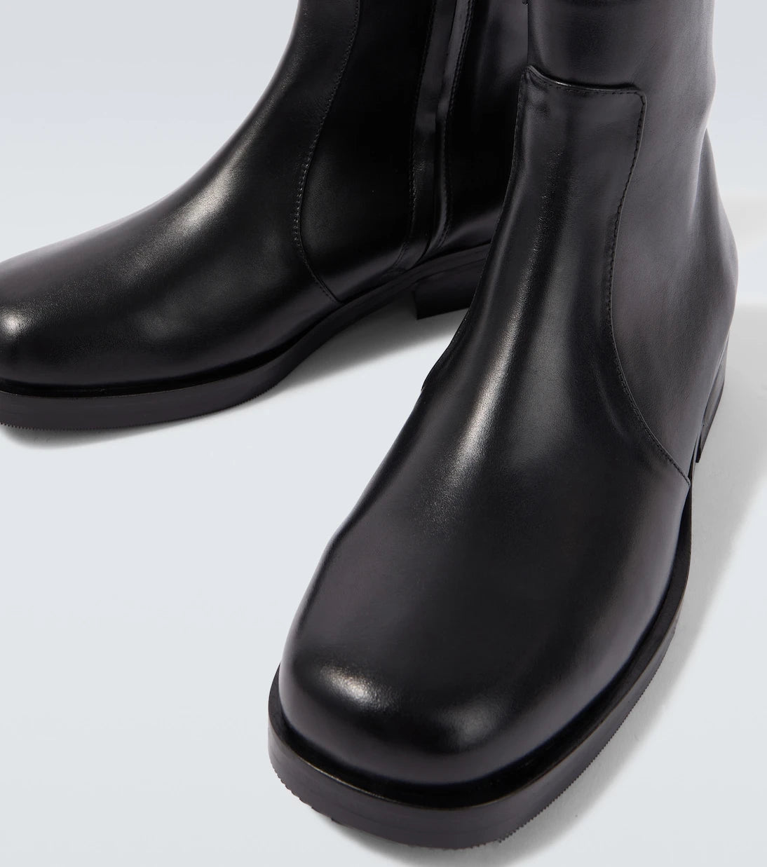 Studio Nicholson - Square leather ankle boots